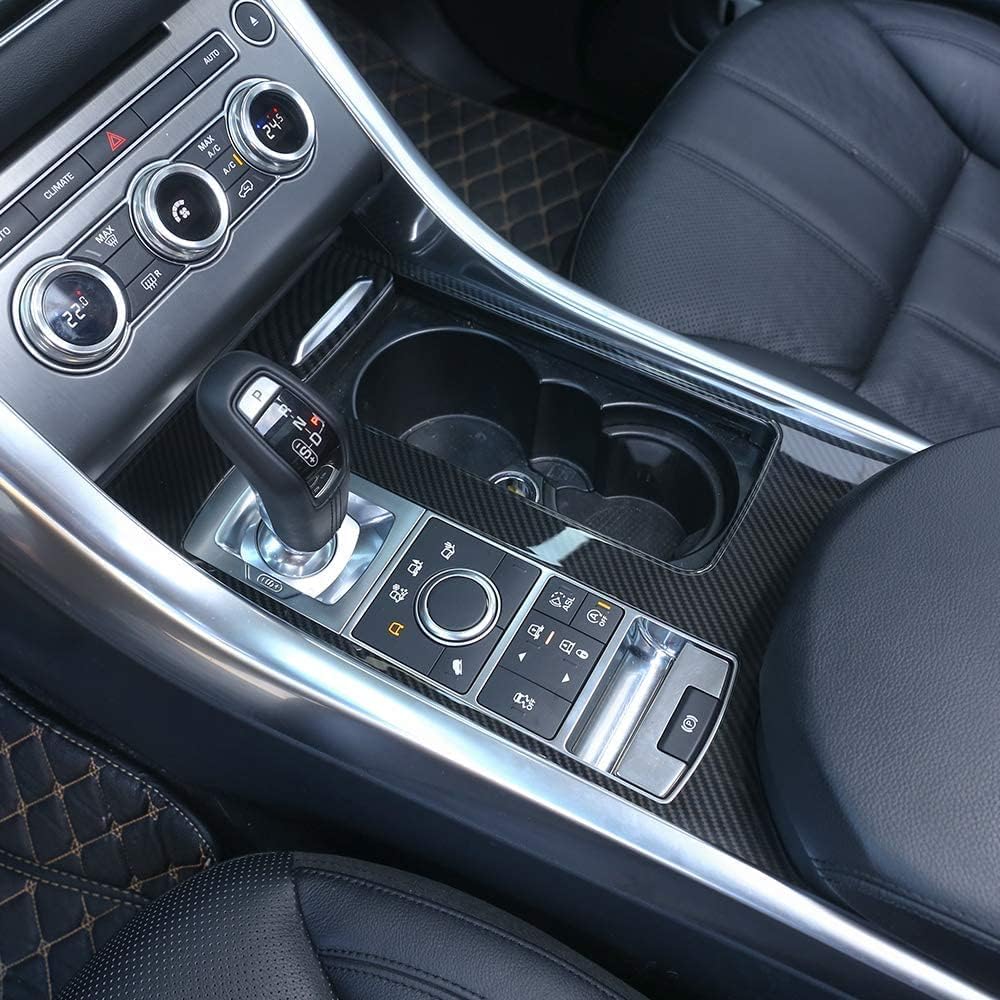 Red Ash Wood Grain ABS Plastic Center Console Cover Trim O5266