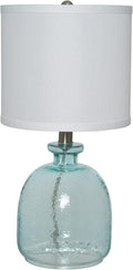 Coastal Textured Glass Table Lamp Z894