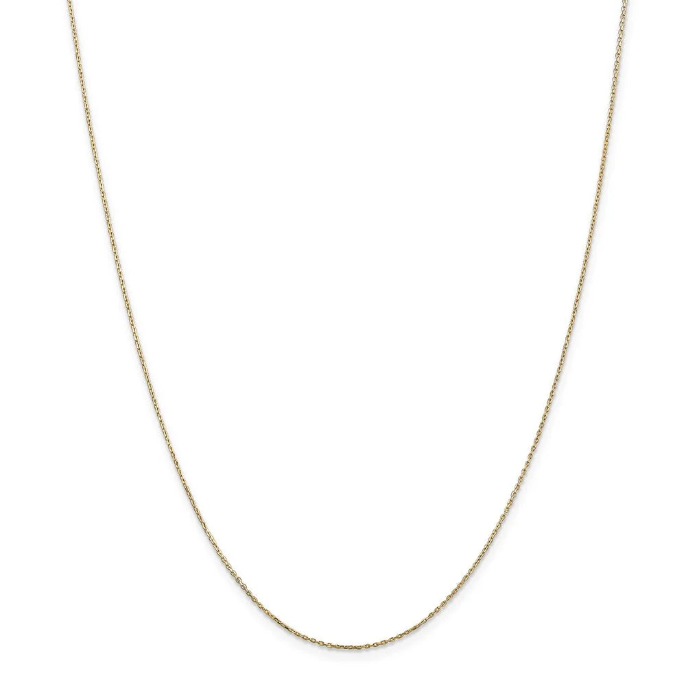 14k Yellow Gold Disc Necklace W992