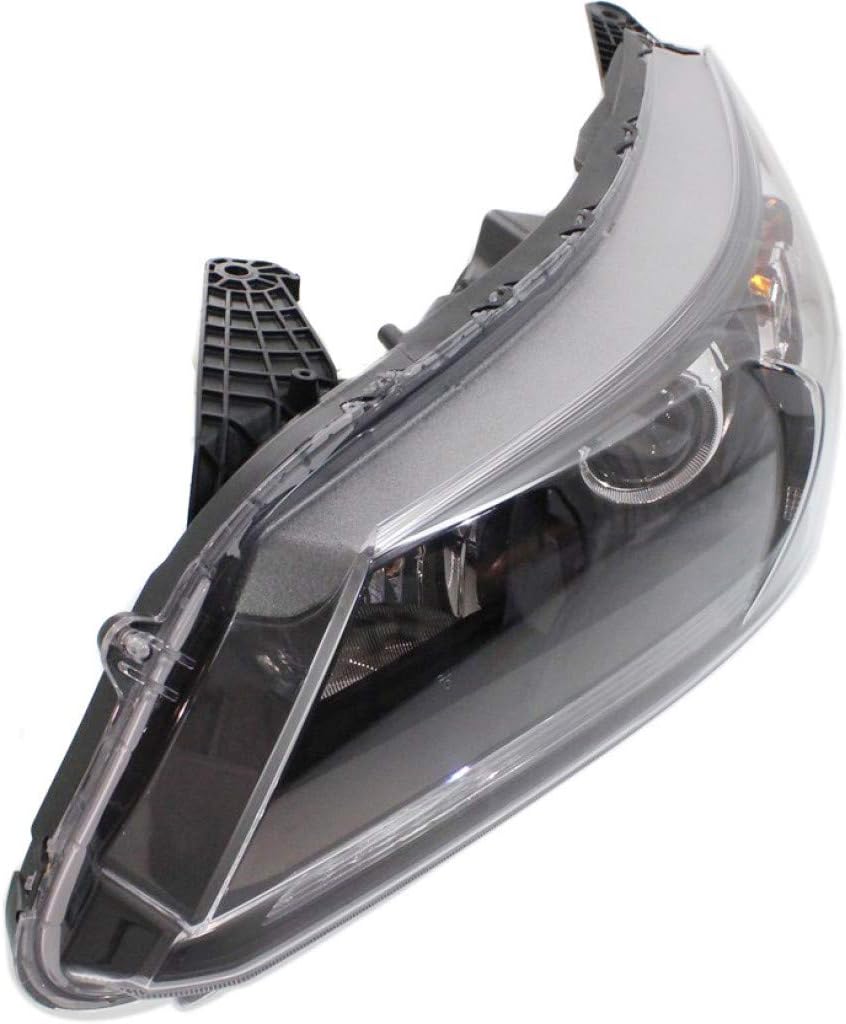 Honda Accord Headlight 2013 2014 2015 Driver Side Halogen Bulbs Included Sedan P9981