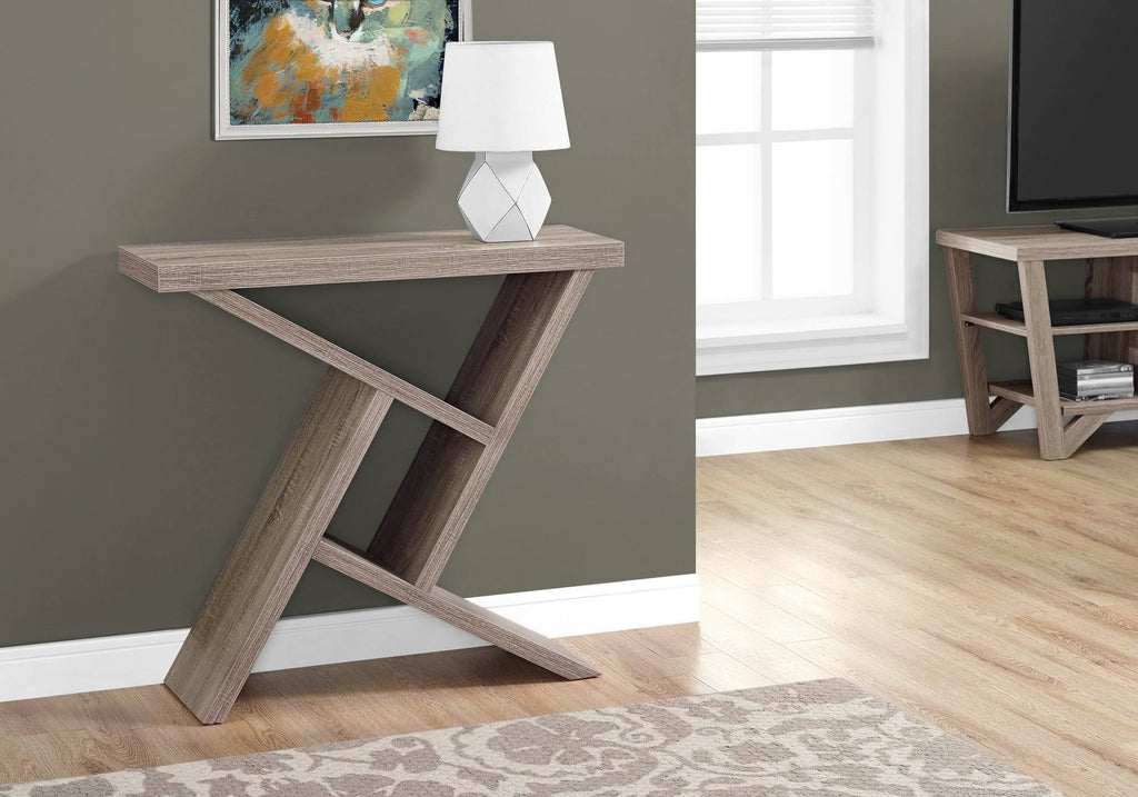 Cappuccino Hall Console Accent Table V38772