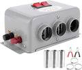 12V Compact Car Heater 3 Hole 600W-800W Pack of 2 U229952