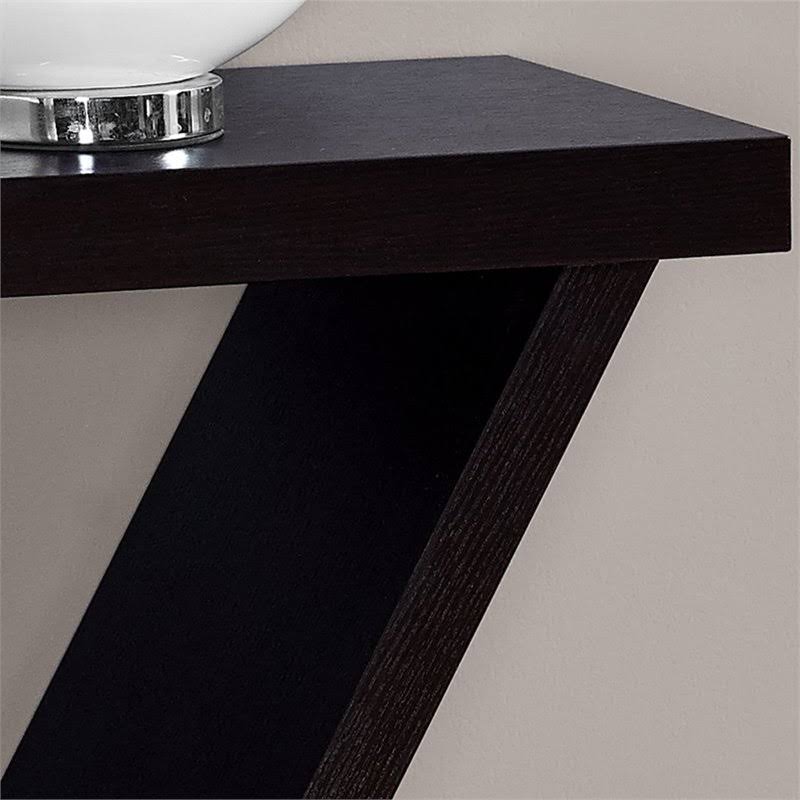 Cappuccino Hall Console Accent Table V38772