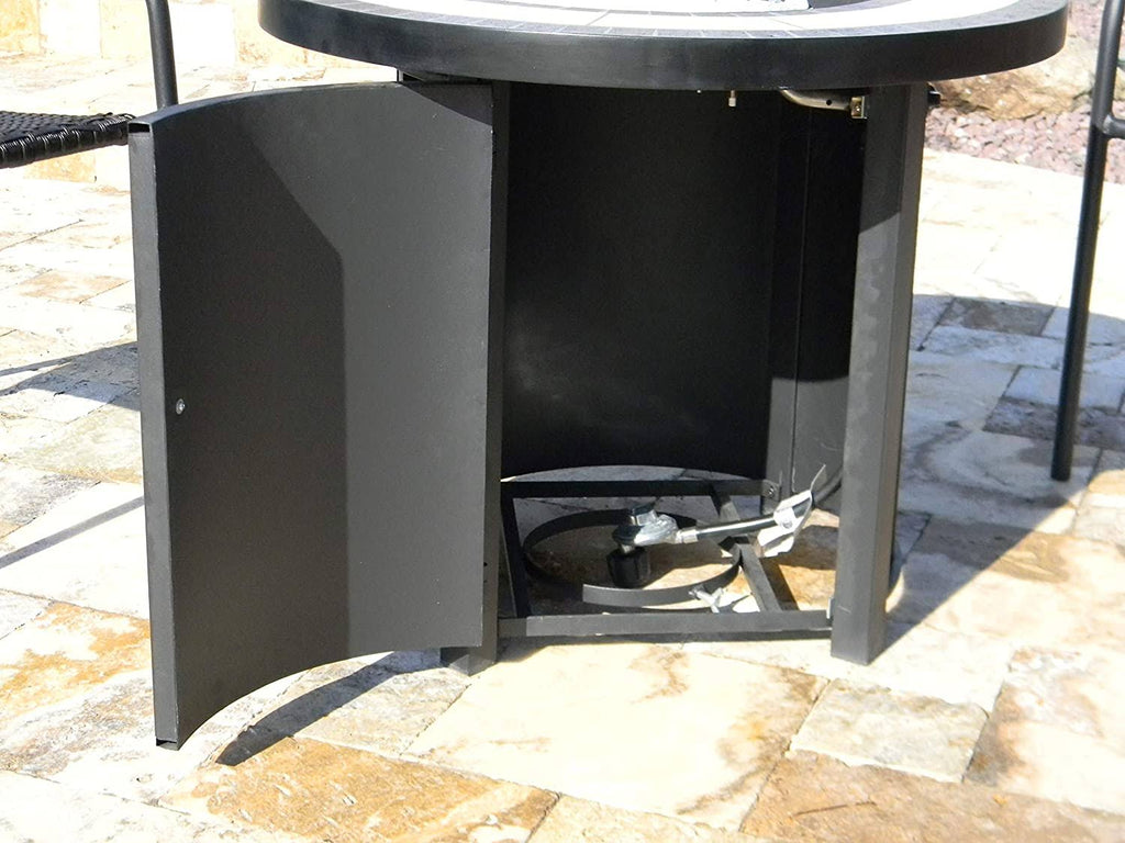 Round Propane Fire Pit I11466