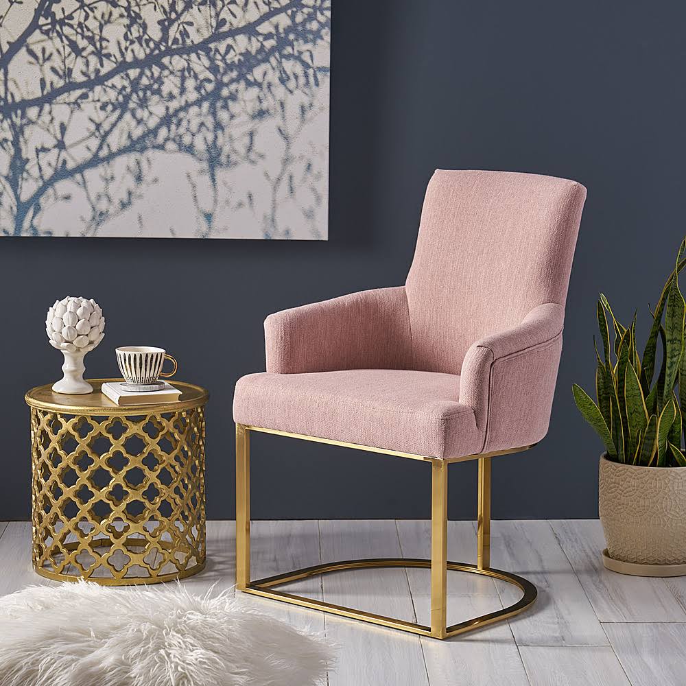 Light Blush Modern Glam Chair G3602