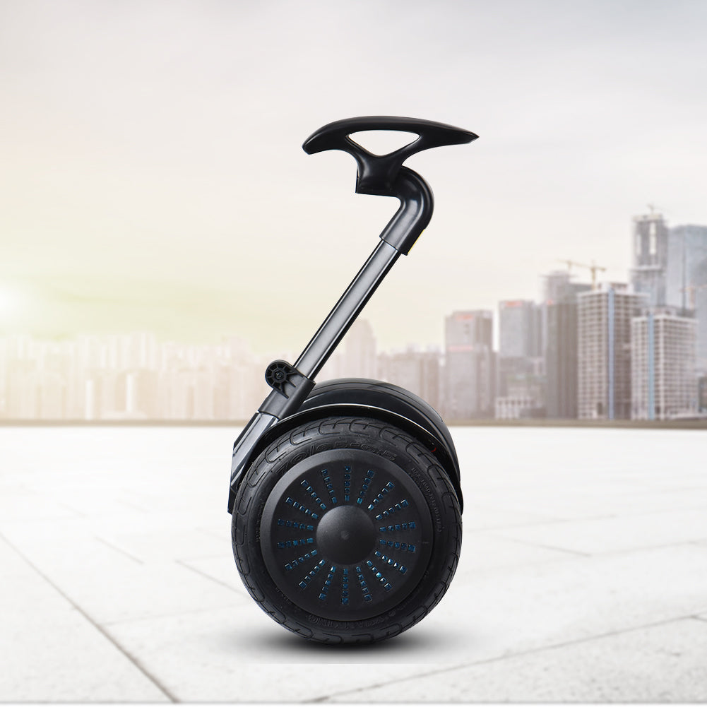 Black Self-Balancing Electric Scooter with 10 In. Tires Y807390