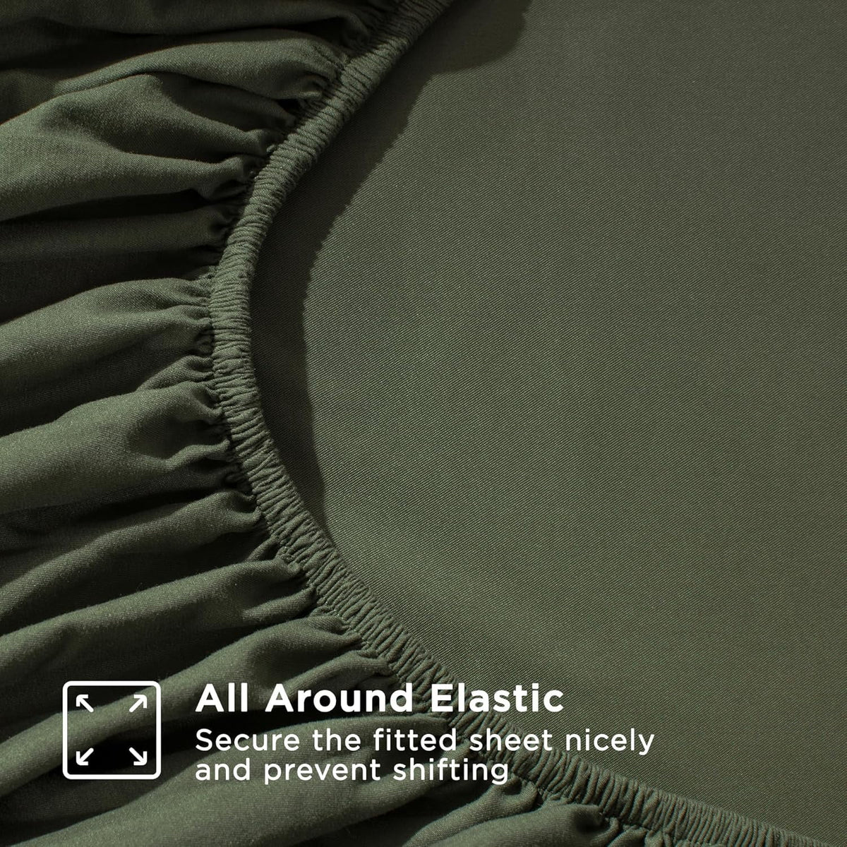 King Size 4 Pieces Microfiber Deep Pocket Bed Sheet Set G657