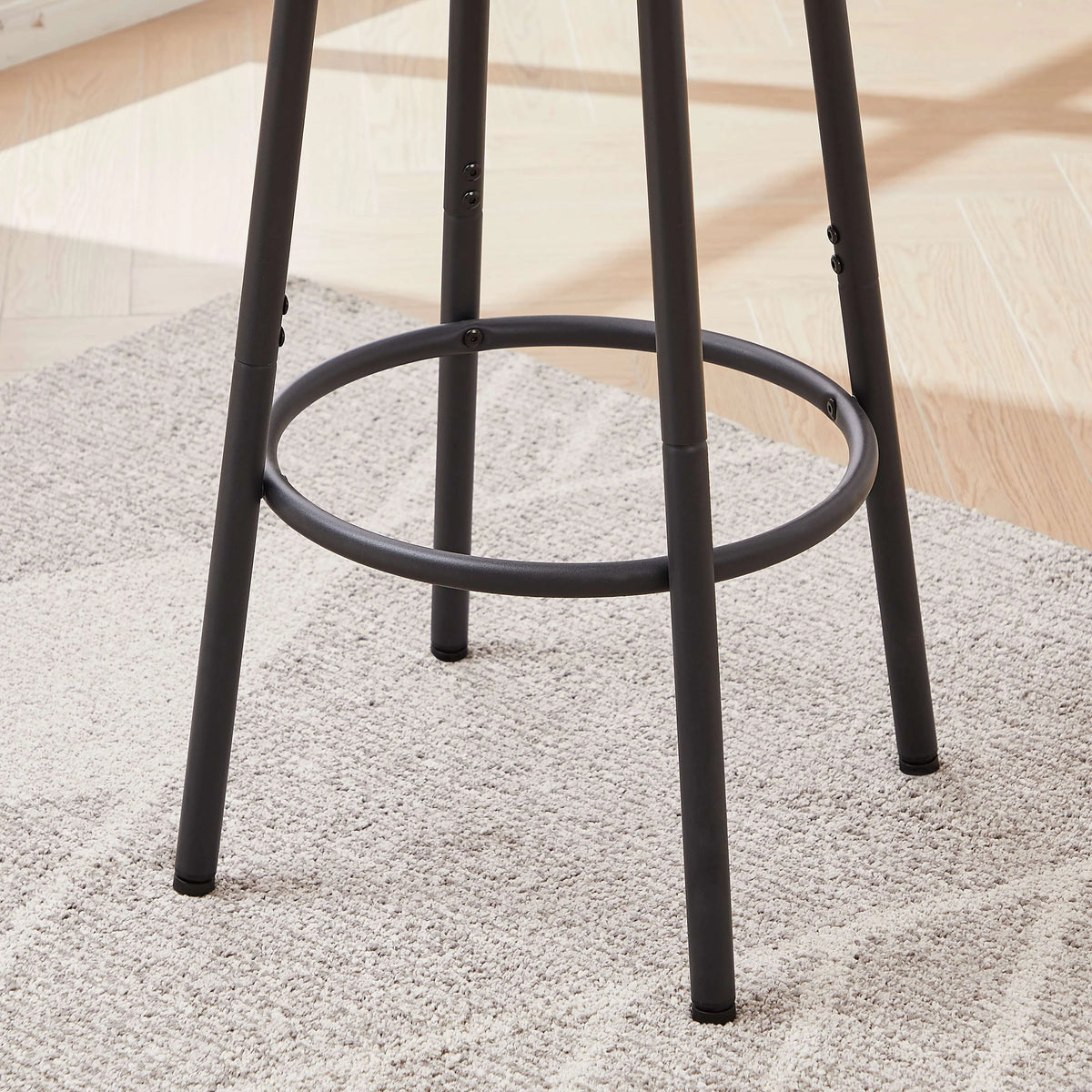Rustic 3-Piece Dining Table Set with 2 Stools Z40331
