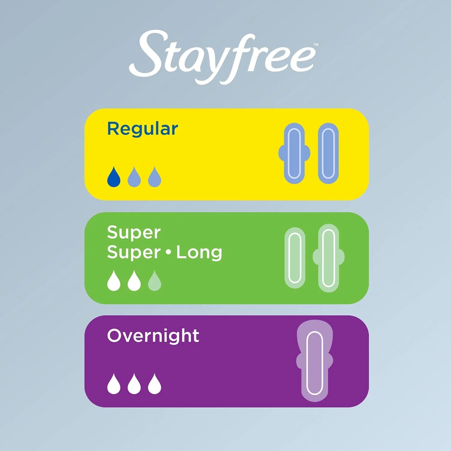 Stayfree Maxi Pads Regular Deodorant, 66 Count - Pack of 3 R529199