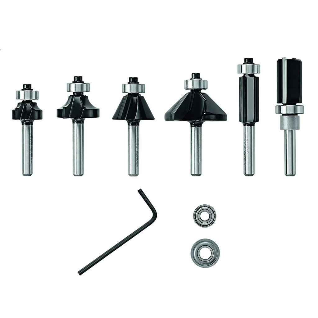 6 pc. Carbide-Tipped Router Bit Set Z366574