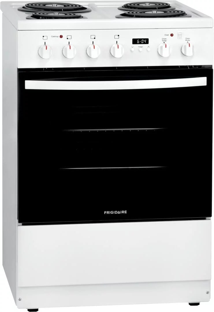 24" Freestanding Coil Electric Range Stainless Steel J257