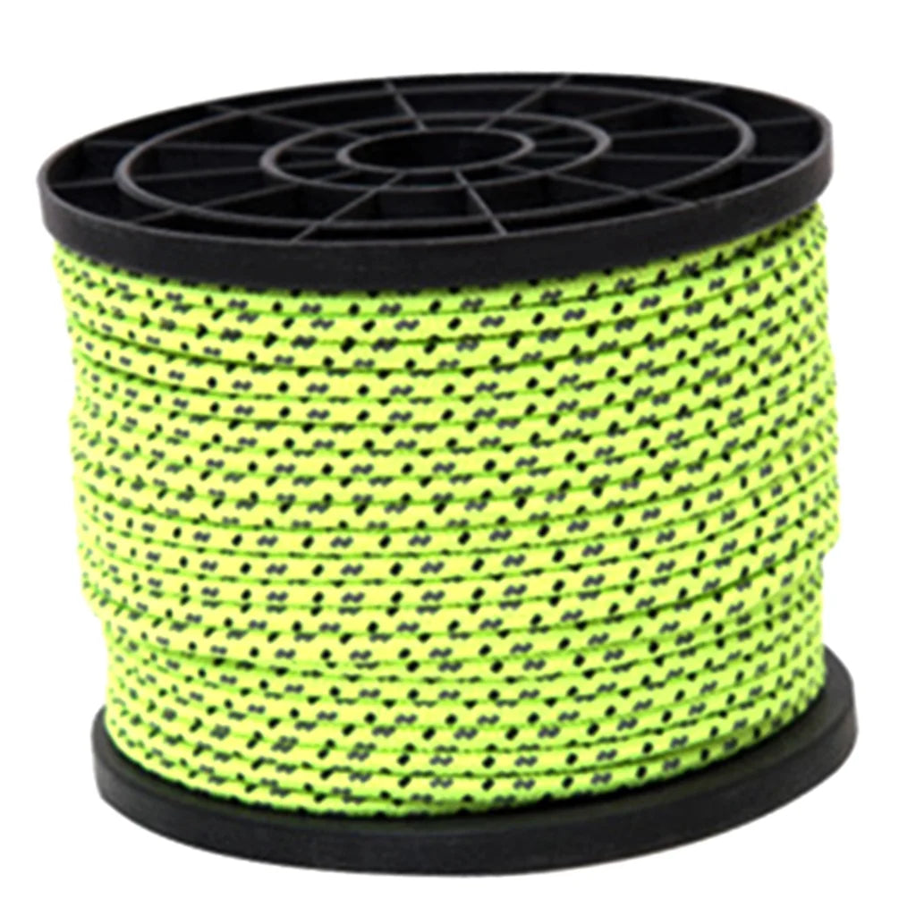 Fluorescent Reflective Guyline Tent Rope Camping Cord F9161