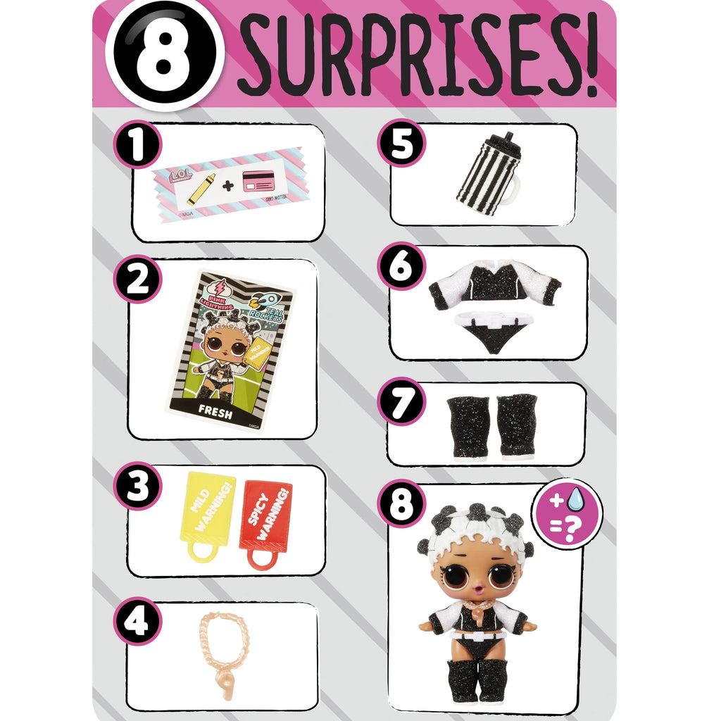 Soccer Team Sparkly Dolls With 8 Surprises U559