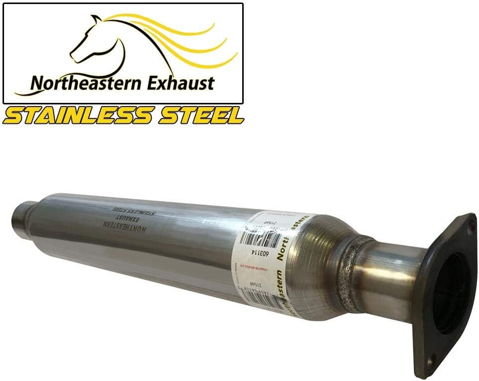 Stainless Steel Resonator Muffler Pipe Exhaust System Kit Z71355