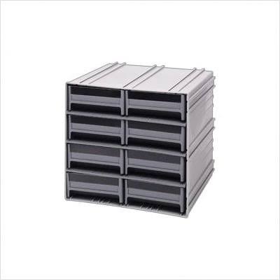 Gray 12 Drawer Storage Cabinet K940