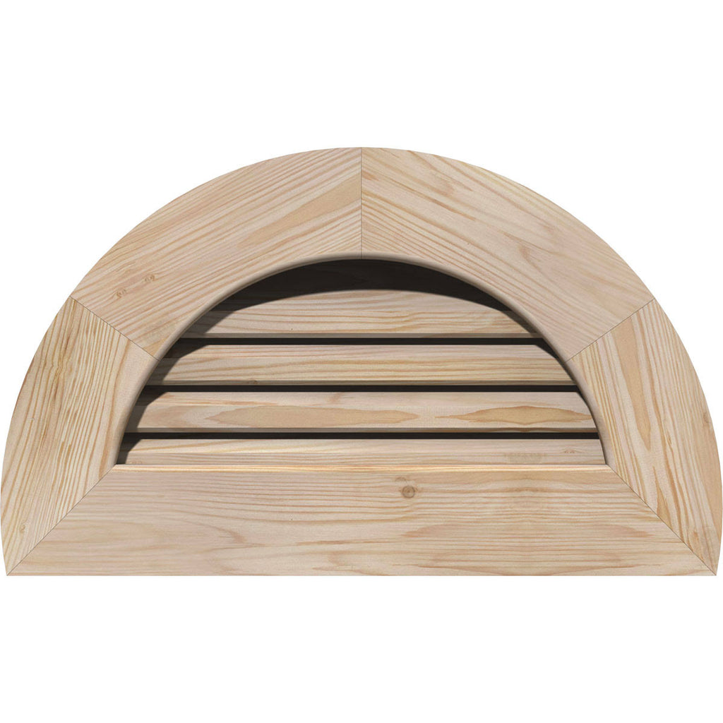 Half Round Gable Vent P6405