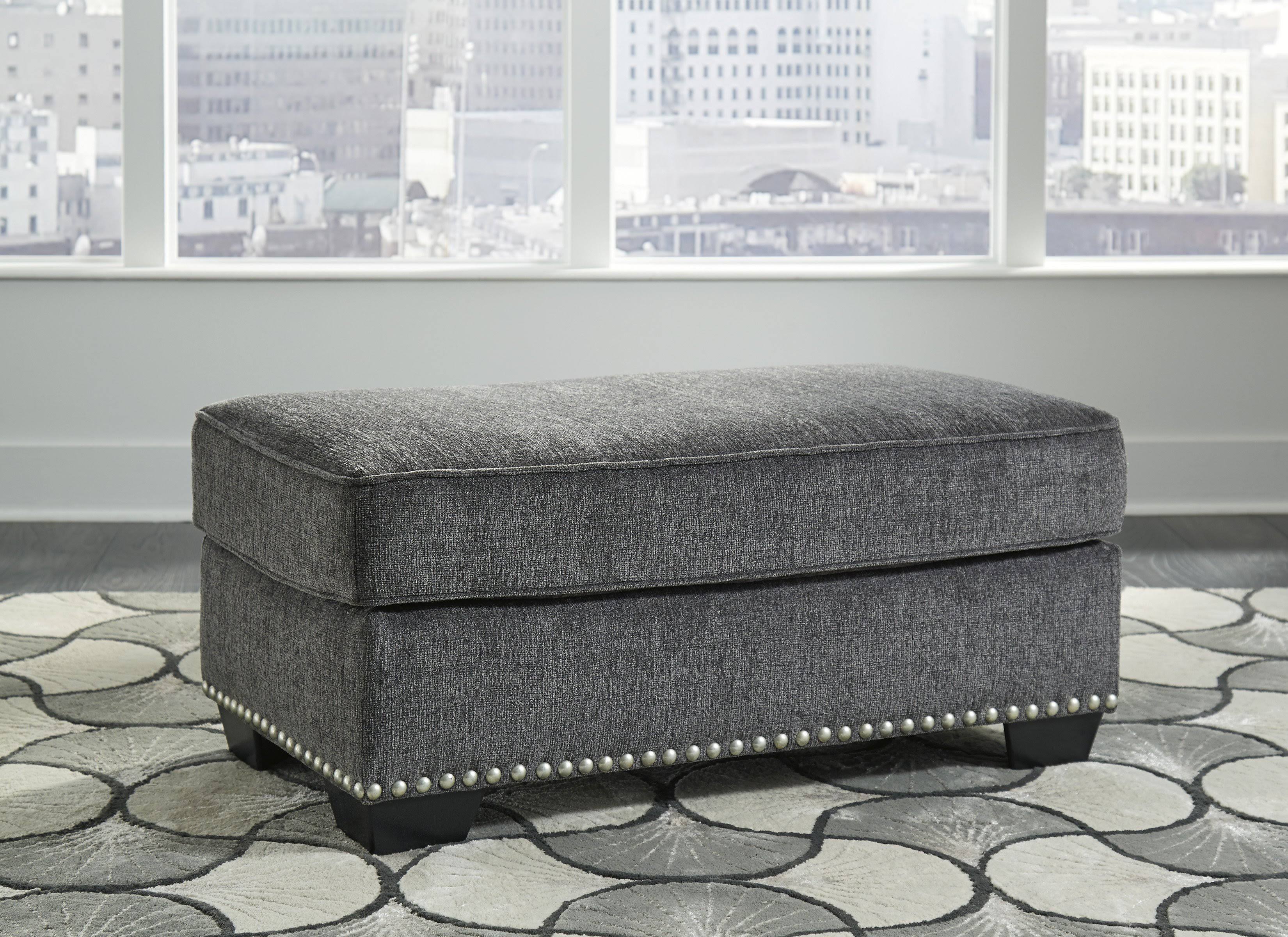 Carbon Ottoman U379
