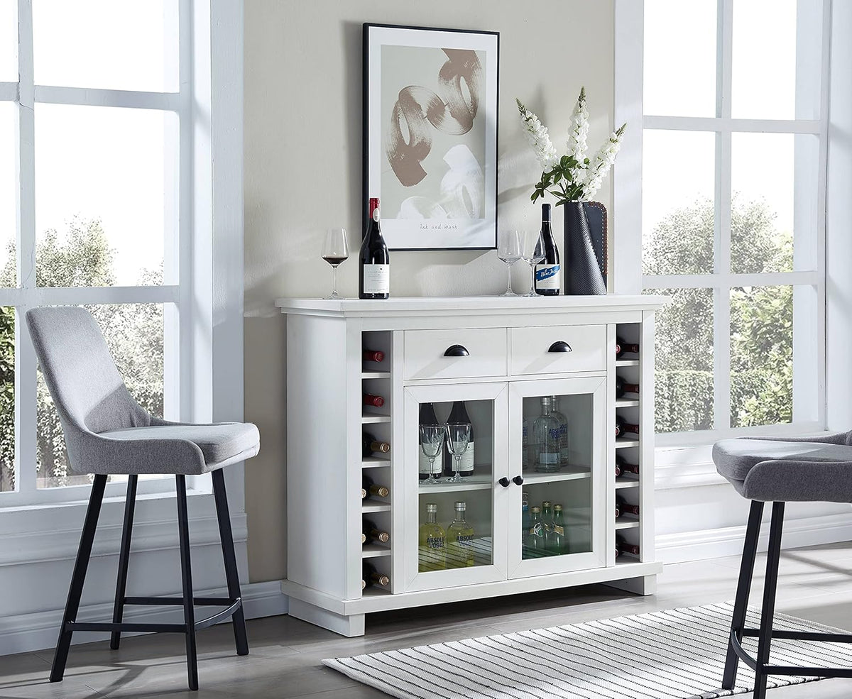 Charcoal Bar Cabinet Server Sideboard N947