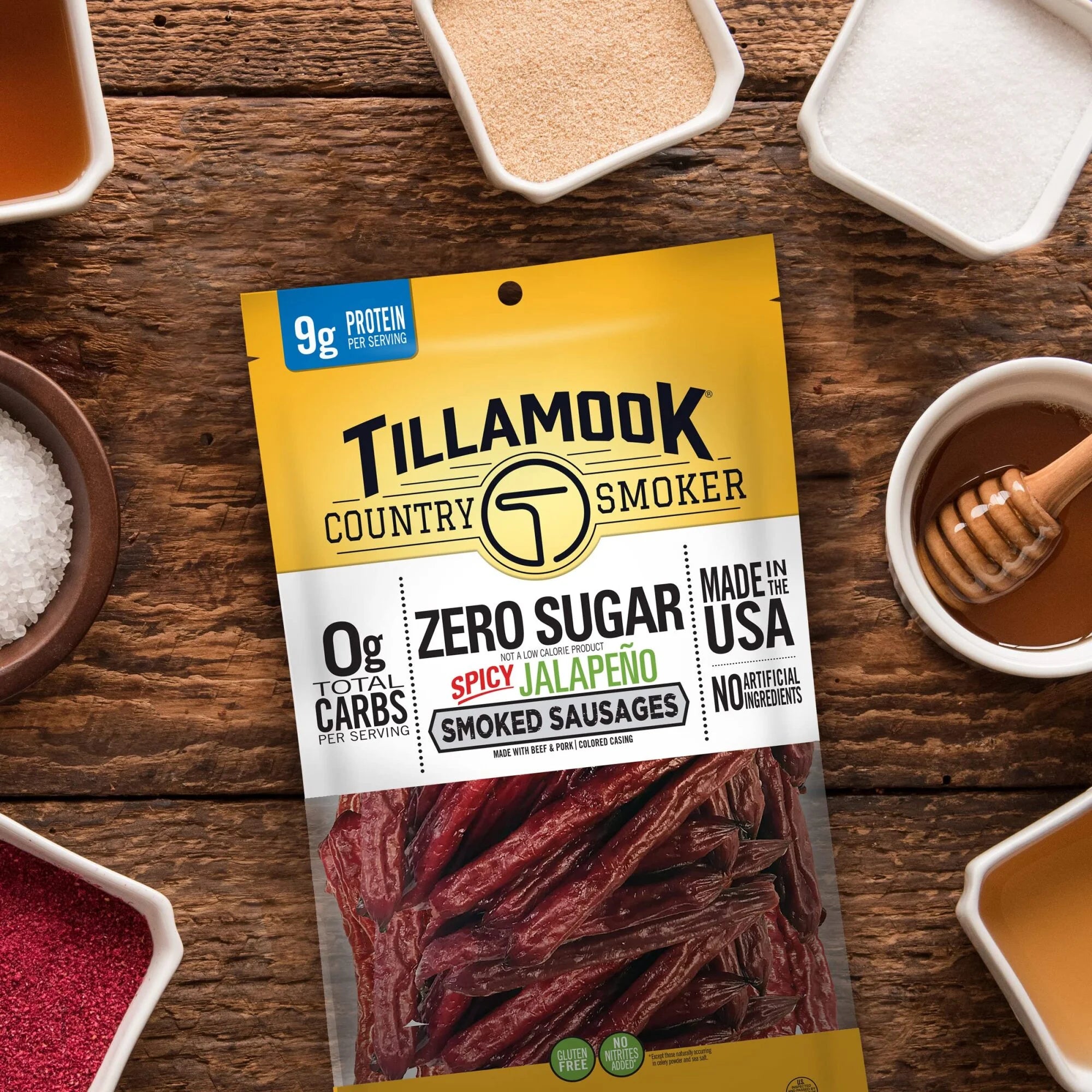 10 Oz Spicy Jalapeno Smoked Sausages (Pack of 3) Z39953