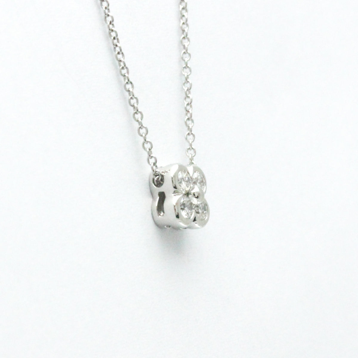Platinum Diamond Bezel Set Necklace S330781