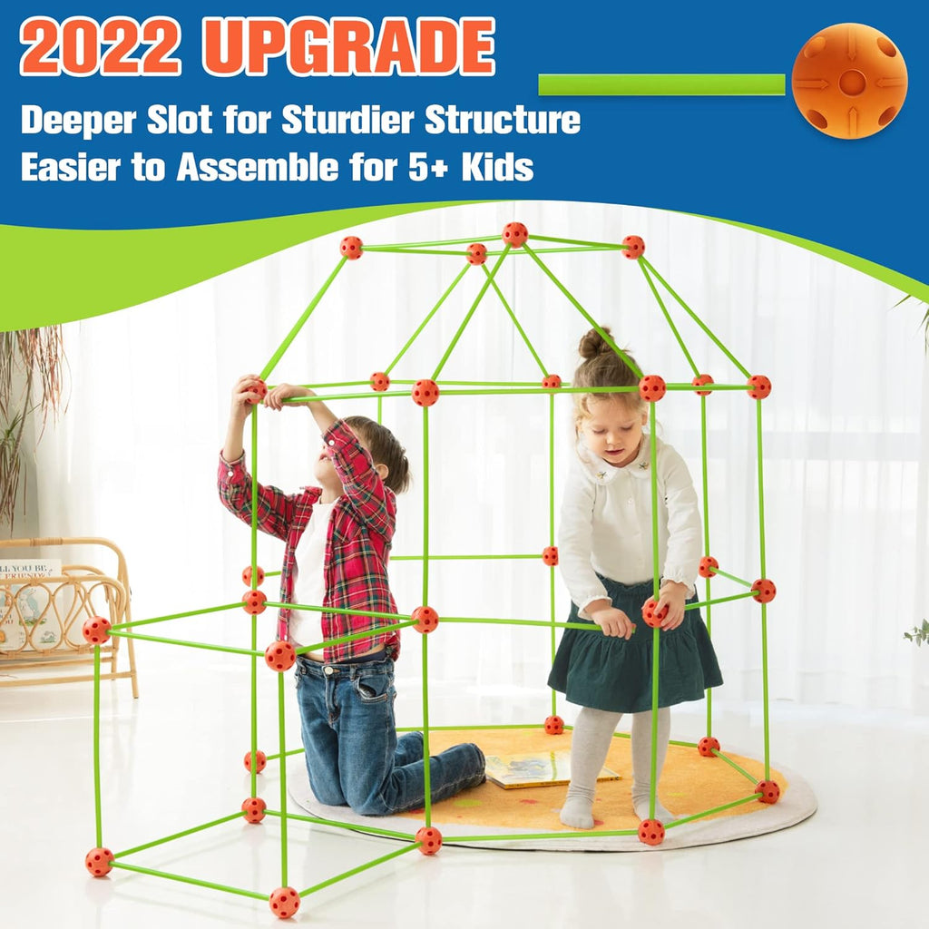 130 Pieces Fort Building Kit STEM Toy S600543
