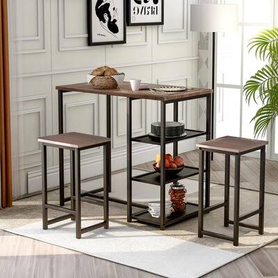 3 - Piece Counter Height Dining Set F12123