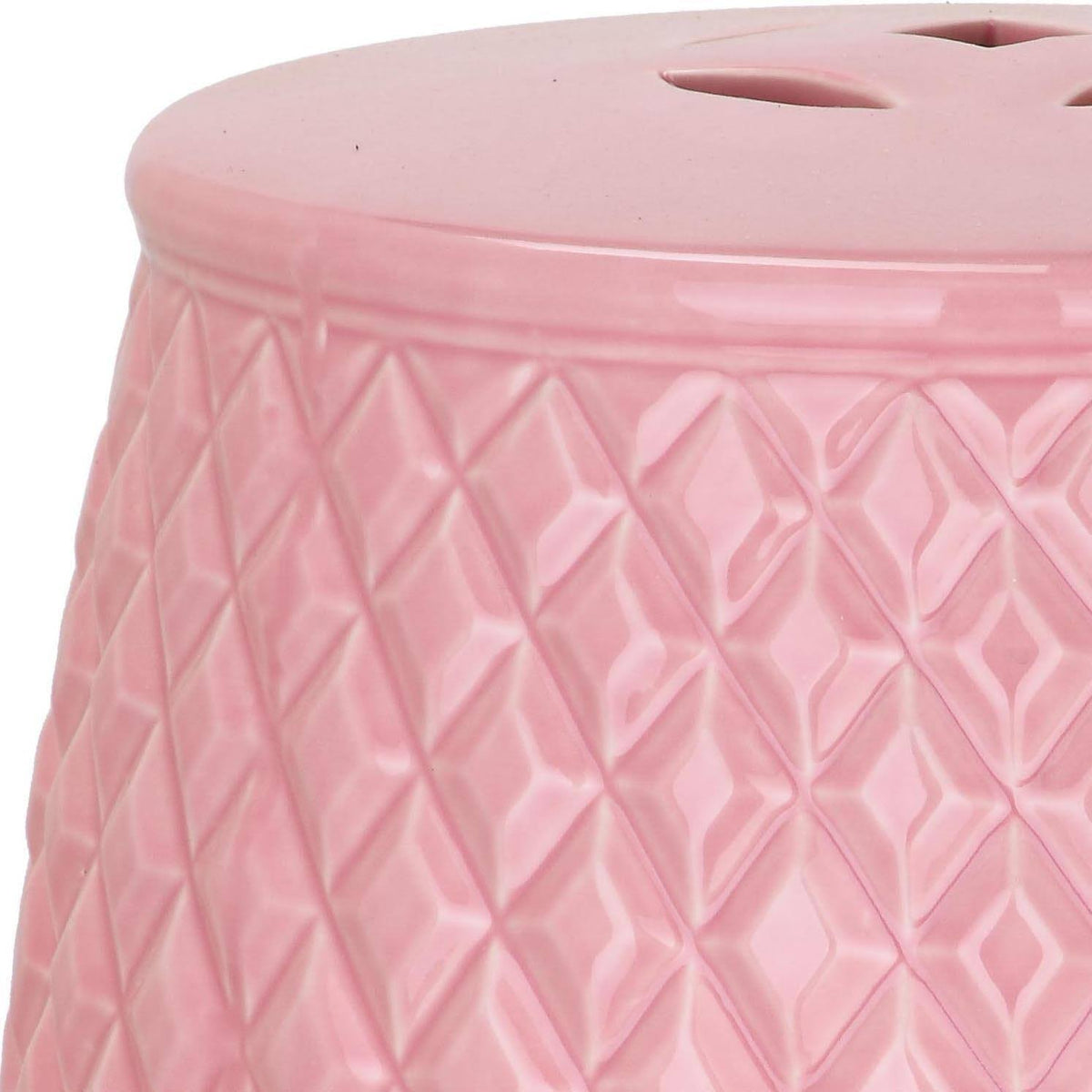 Pink Garden Stool L6540
