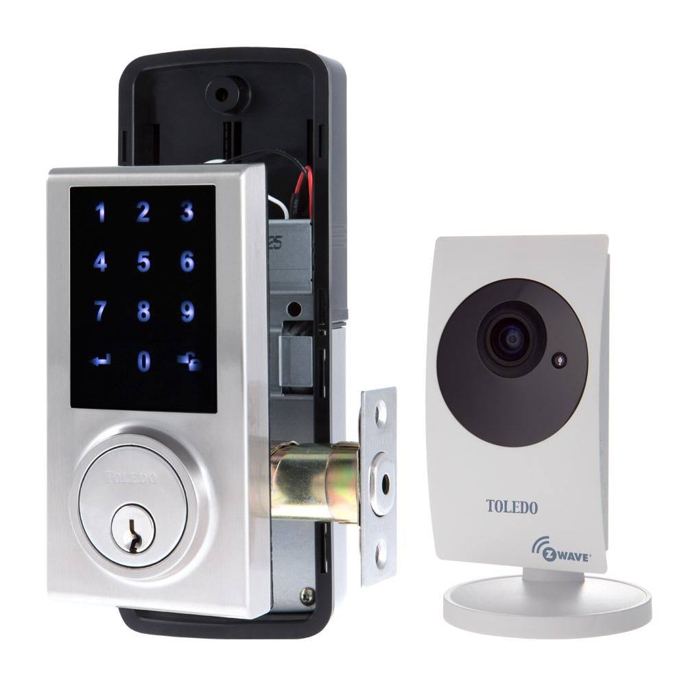Electronic Touch Screen Deadbolt with Cam O712