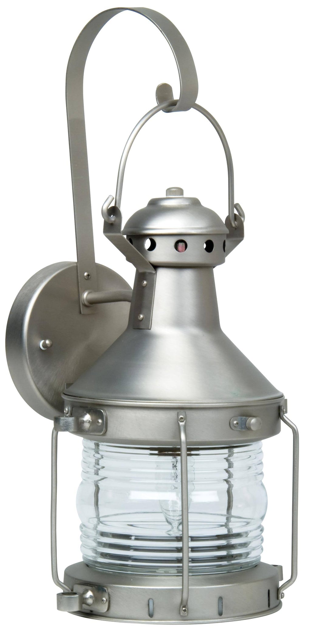 Brushed Nickel Outdoor Wall Light H547