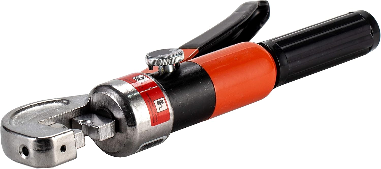 10 Ton Hydraulic Cable Crimper Hand Tool with 8 Pairs Dies and Cable Cutter E7543