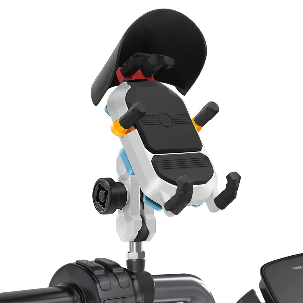 Waterproof Motorcycle Phone Mount Holder with 360° Rotation M8 Screw Mount F605871