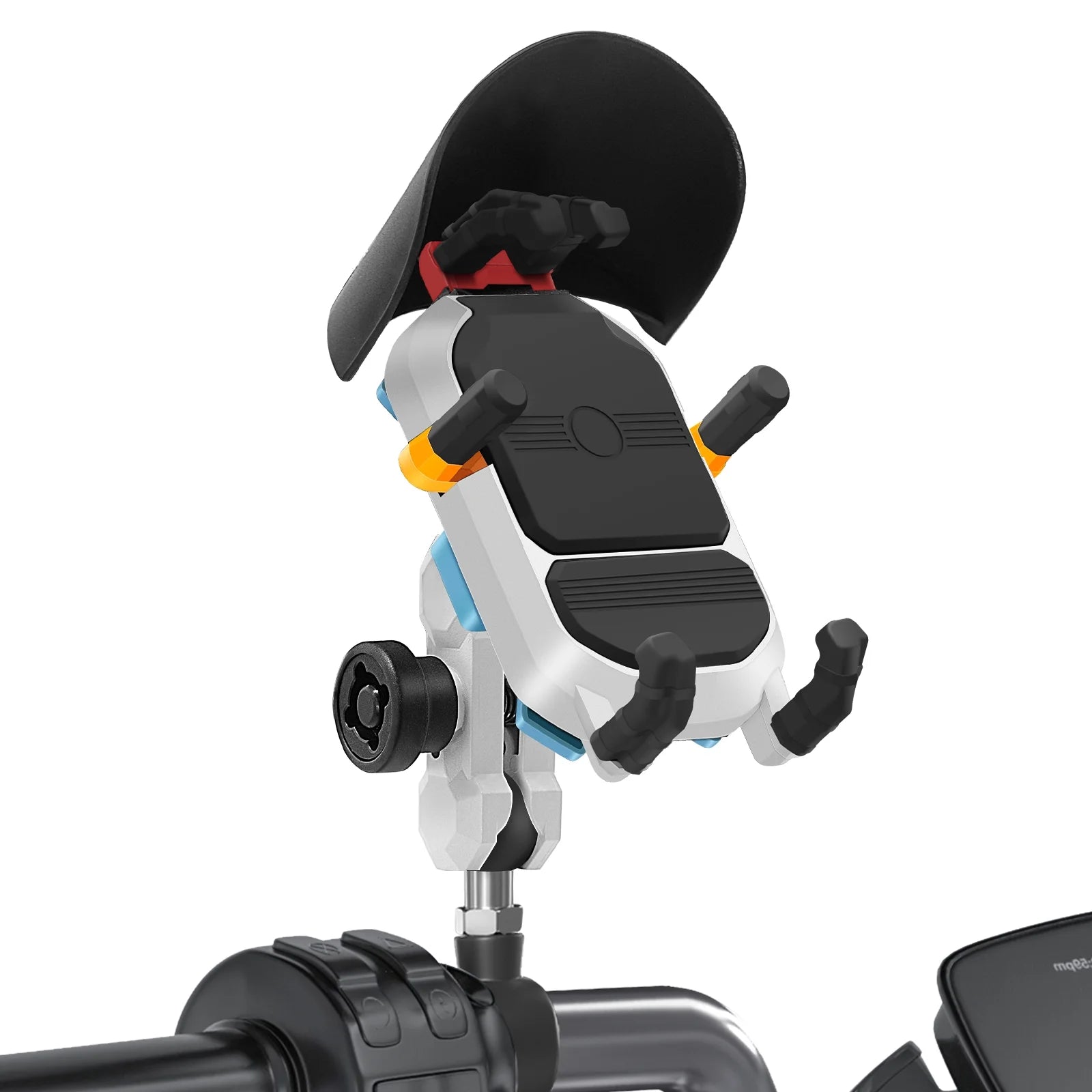 Waterproof Motorcycle Phone Mount Holder with 360° Rotation M8 Screw Mount F605871