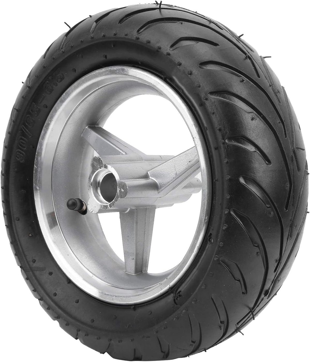 Mini Bike Tire Wheel Tyre Rims Anti-Skid Accessories Fit for 47cc 49cc Pocket Bike Front Wheel Pack of 2 K410