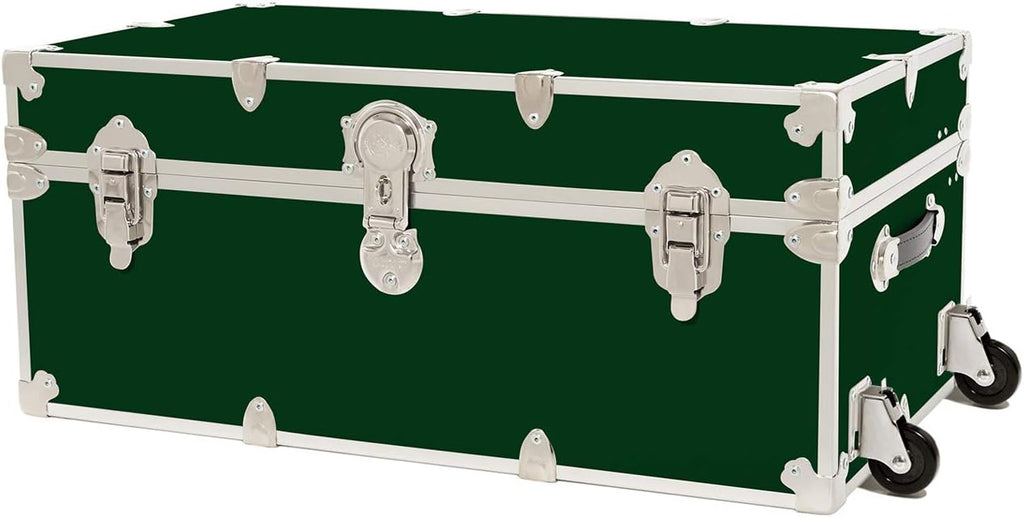 Large Armor Trunk with Removable Wheels 32x18x14 (Silver) G91525
