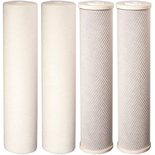 4pcs 5 Micron Sediment and Carbon Block Replacement Water Filters L517