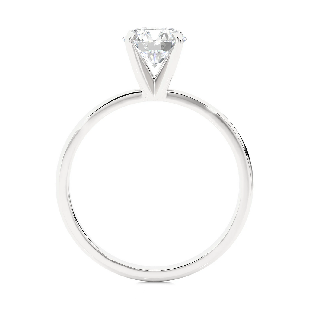Lab Grown Diamond Solitaire Engagement Ring in 14k White Gold E532673