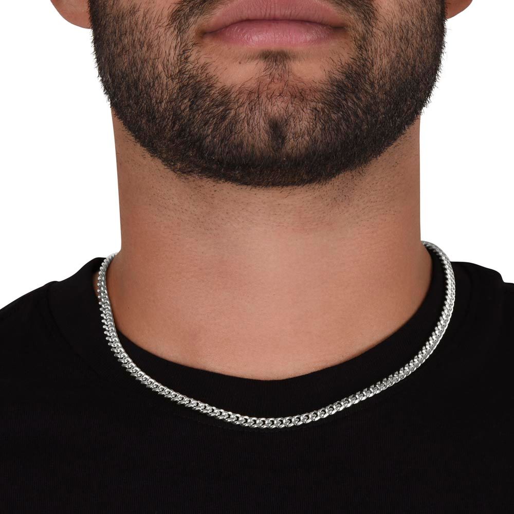 Cuban Link Stainless Steel Necklace M6636