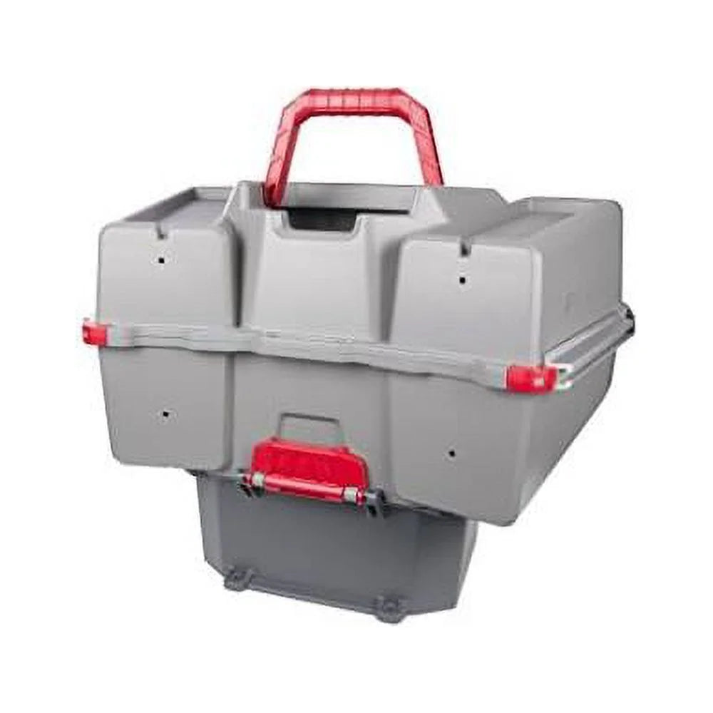 Grey/Red Tackle Box And Bait Storage Z59523