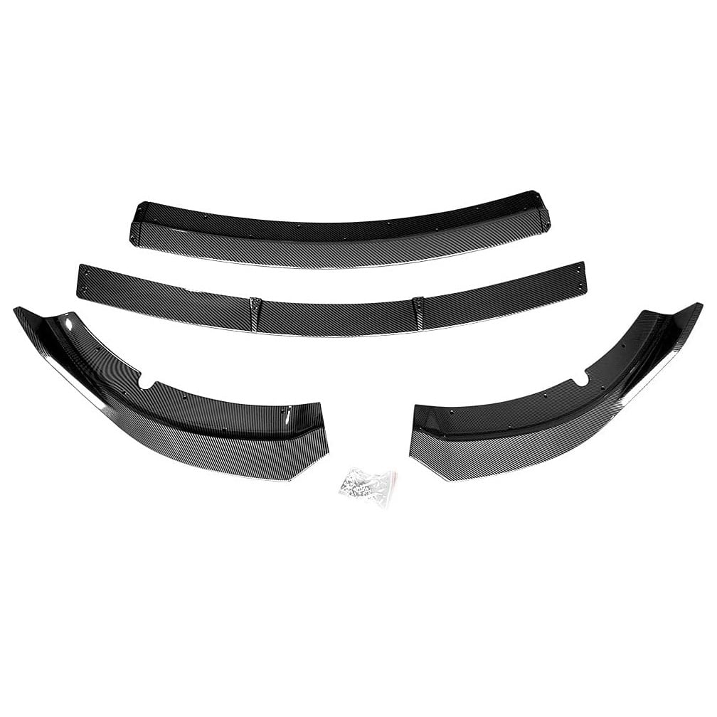 Carbon Fiber Print Front Bumper Lip Splitter C9851