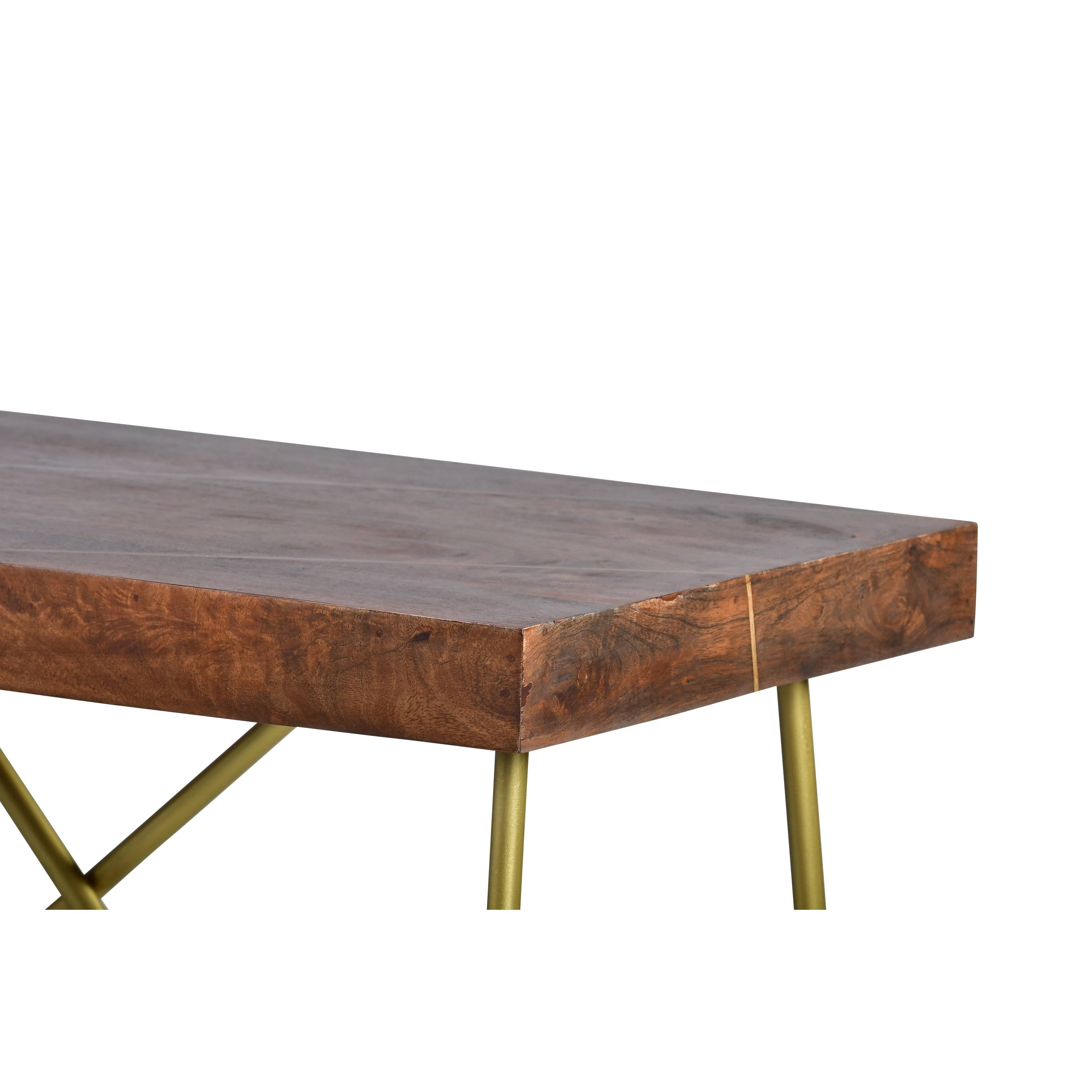 Brown Wood Sofa Table B5363