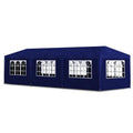 Blue 10 x 30 ft. Canopy Gazebo Tent with 8 Walls G3489