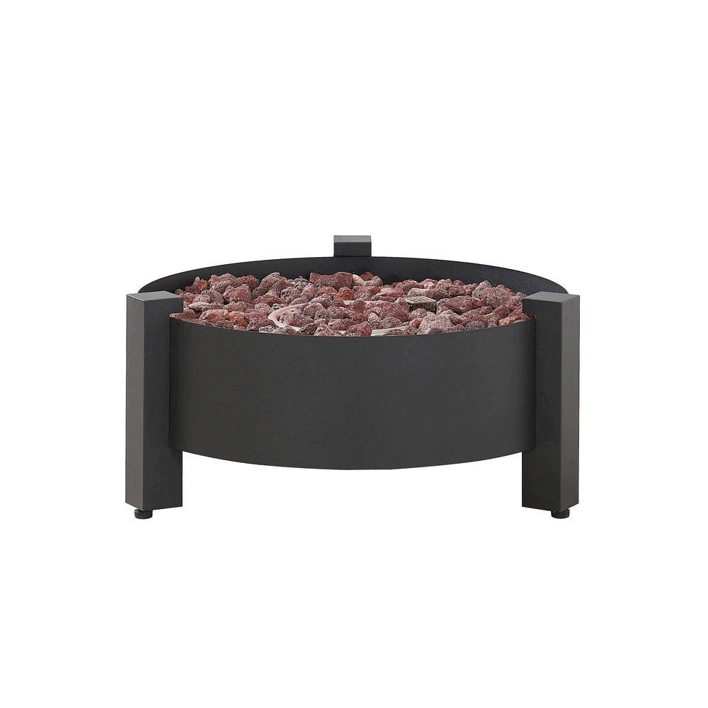 Dark Charcoal Round Fire Pit S60279