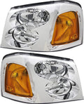 Headlight Assembly Pair for GMC Envoy 2002-2009 G864233