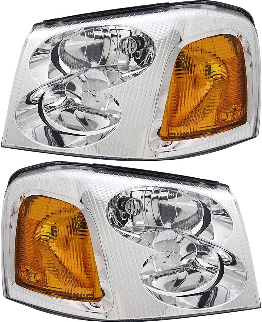 Headlight Assembly Pair for GMC Envoy 2002-2009 G864233