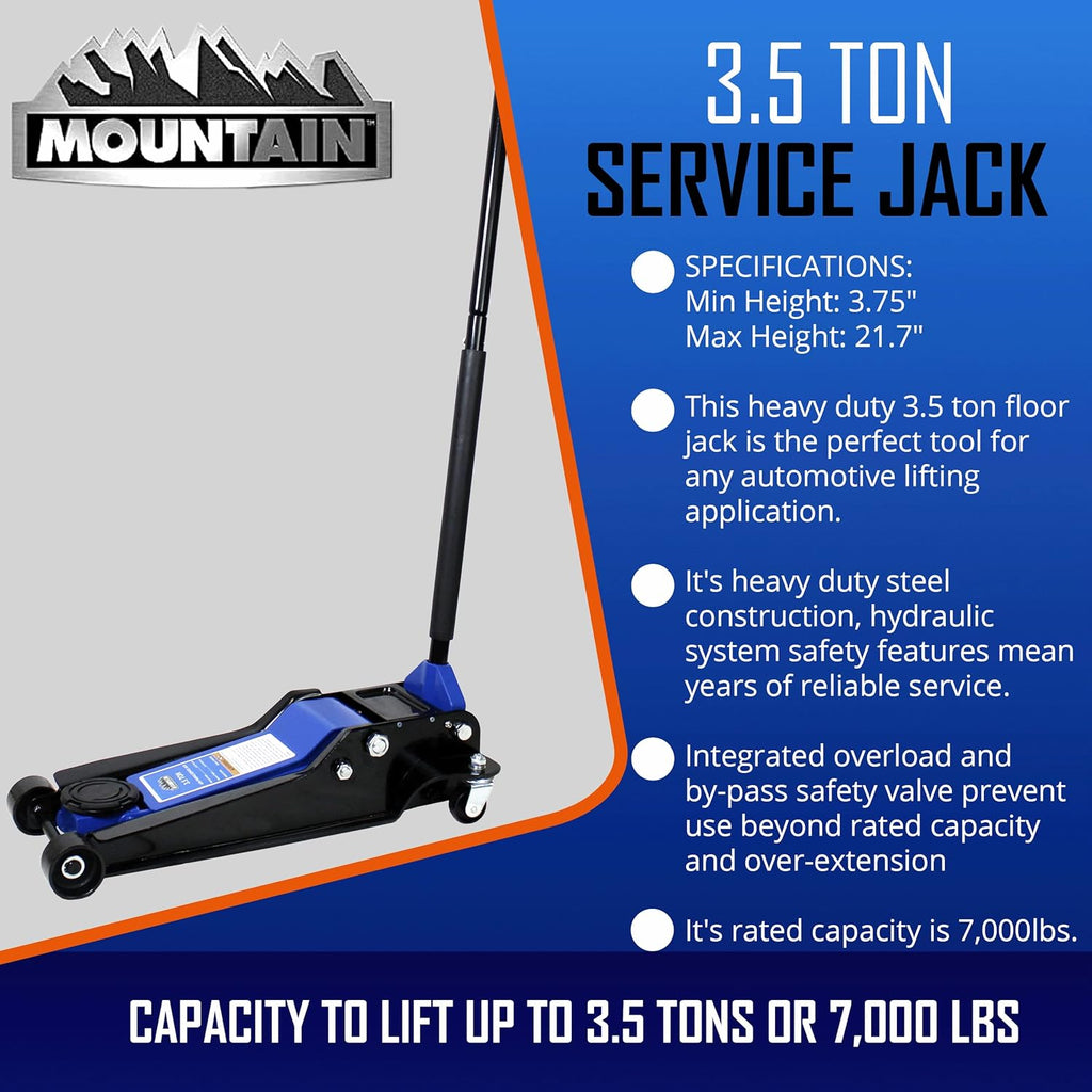 3.5 Ton Heavy Duty Steel Service Jack C88710