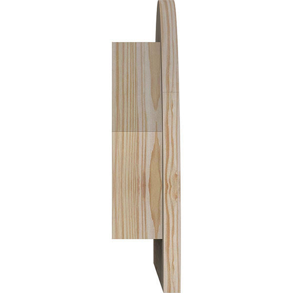 Half Round Gable Vent P6405