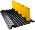 5 Channel Rubber Cable Protector Ramp, Qty:2 W47852