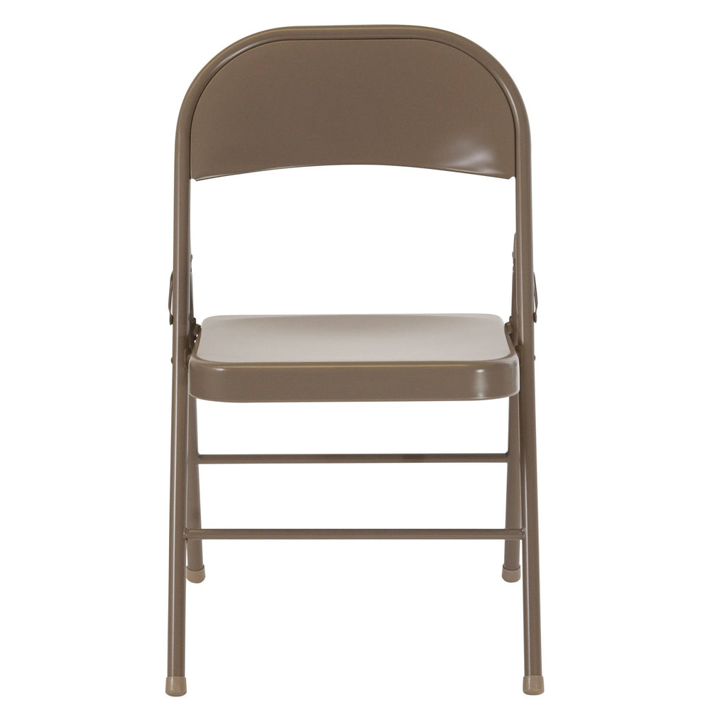 4 Pack Beige Metal Folding Chair X143871