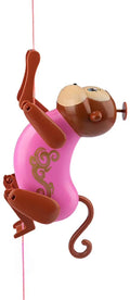 Pink Pull String Climbing Monkey Toy Z74451