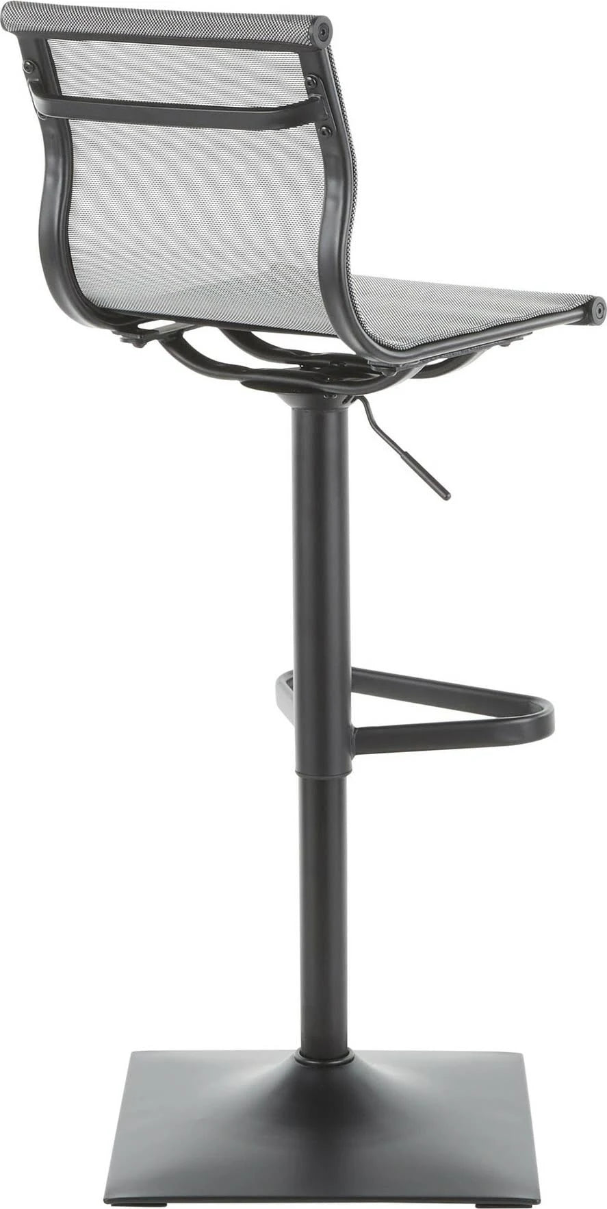 Black Silver Barstool C729